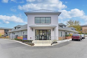 Leasing center exterior view